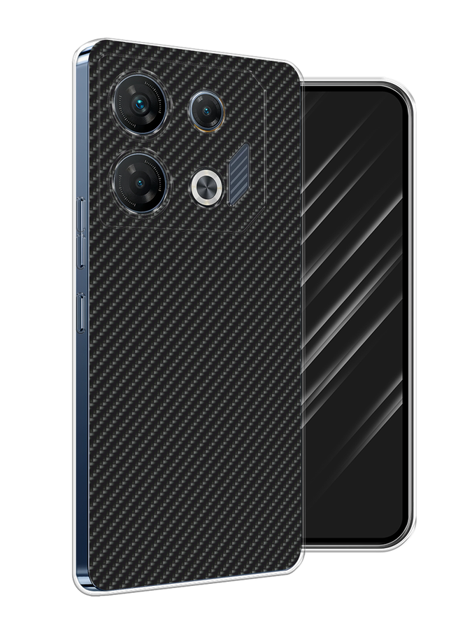 

Чехол Awog на Infinix GT 10 Pro "Черный карбон", 3104850-1