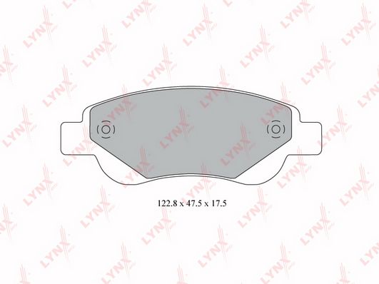 

Тормозные колодки LYNXauto передние дисковые bd6103