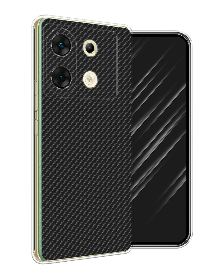 

Чехол Awog на Infinix Zero 30 5G "Черный карбон", 3104950-1