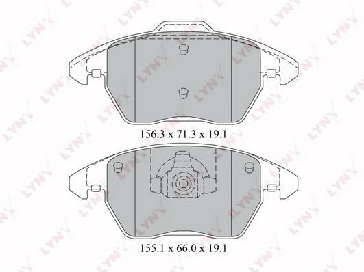 

Колодки Тормозные Передние Подходит Для Сiтrоеn С4 2.0-2.0D 04, Реugеот 207 1.6 07 / 208 1