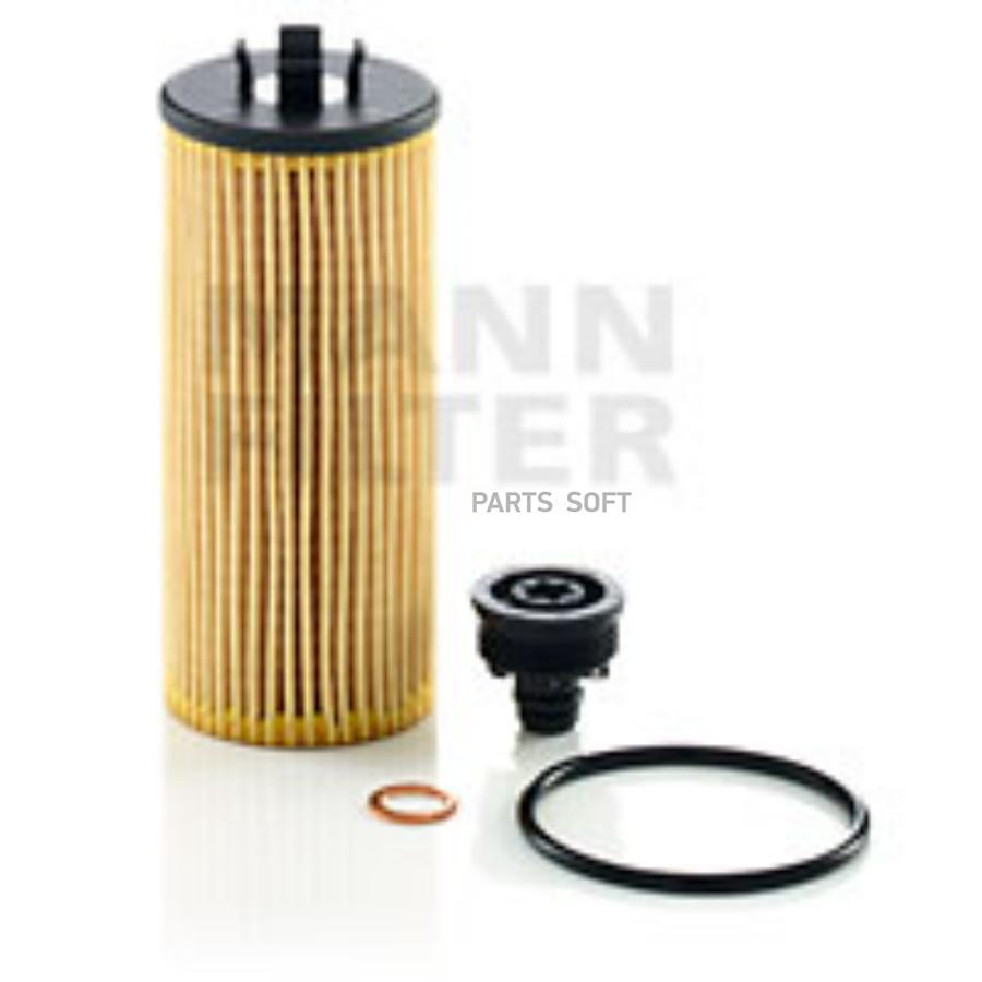 

Фильтрующий элемент масляного фильтра MANN-FILTER HU6015ZKIT