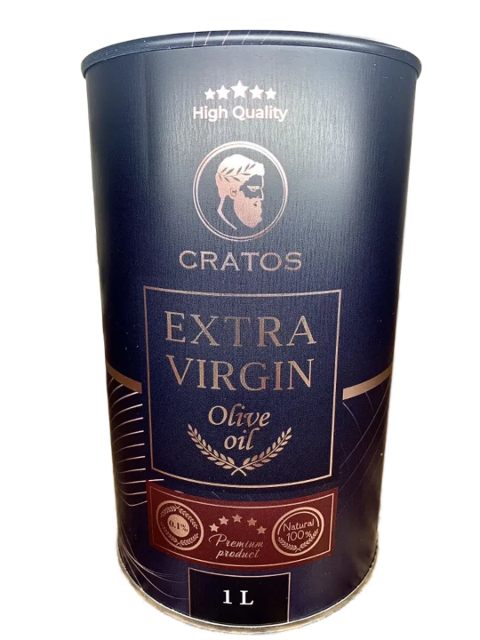 Масло оливковое Сratos Natural Extra Virgin Olive oil 0,1%, высший сорт, Греция, 1л