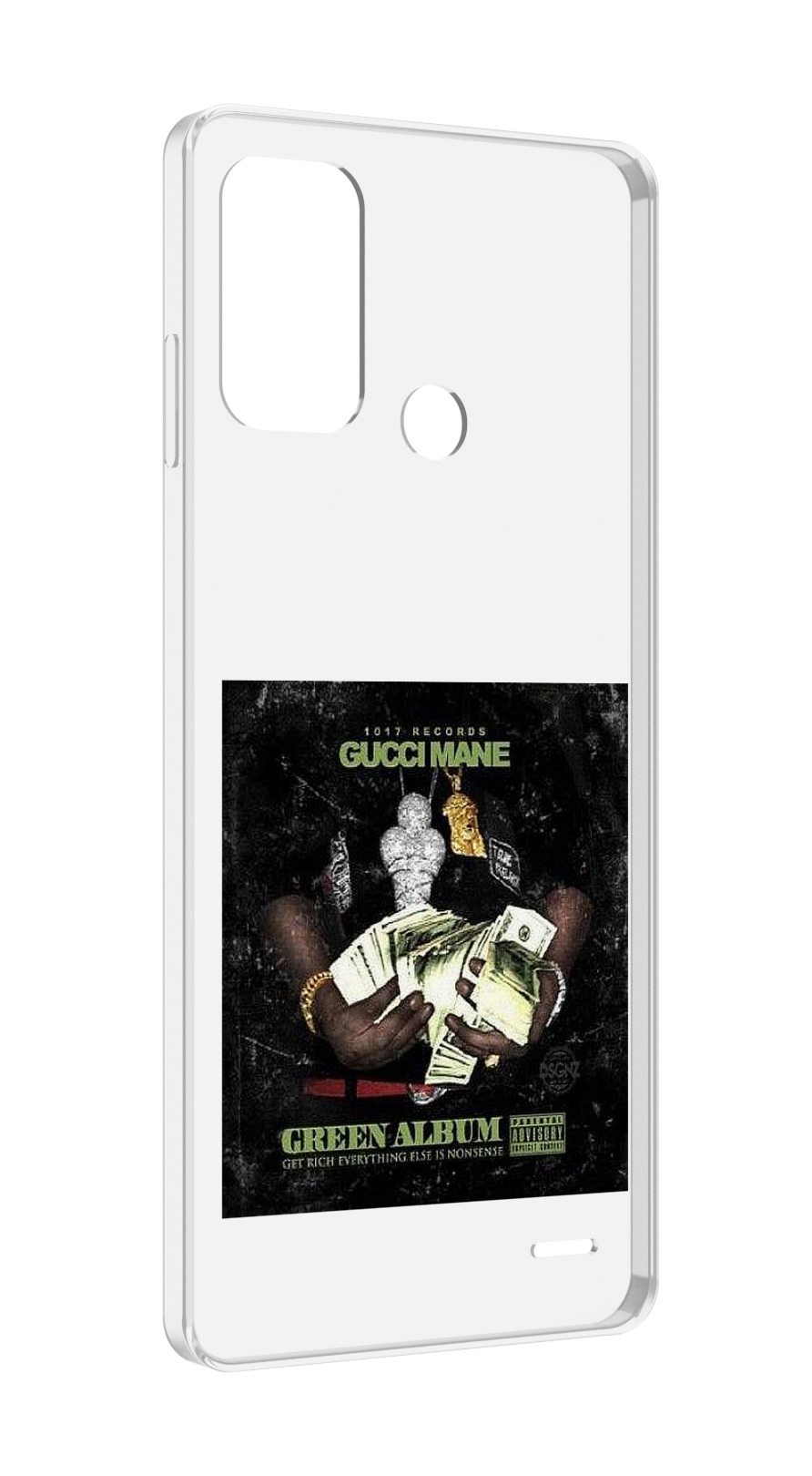 

Чехол MyPads Gucci Mane & Migos - The Green Album для ZTE Blade A52, Прозрачный, Tocco