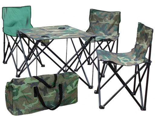 фото Набор походный, два камуфляжных кресла и стол арт.cj01 импортные товары(хозтовары)