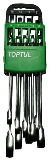 Набор гаечных ключей Toptul GSCQ0901 с трещоткой 10230₽