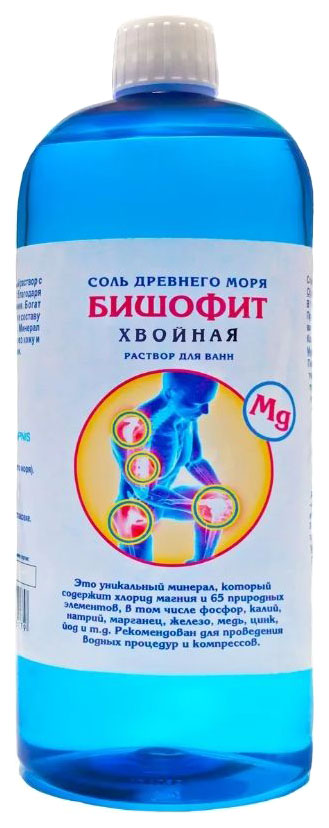 

Раствор для ванн AROMA'Saules Бишофит Хвойный, 1 л
