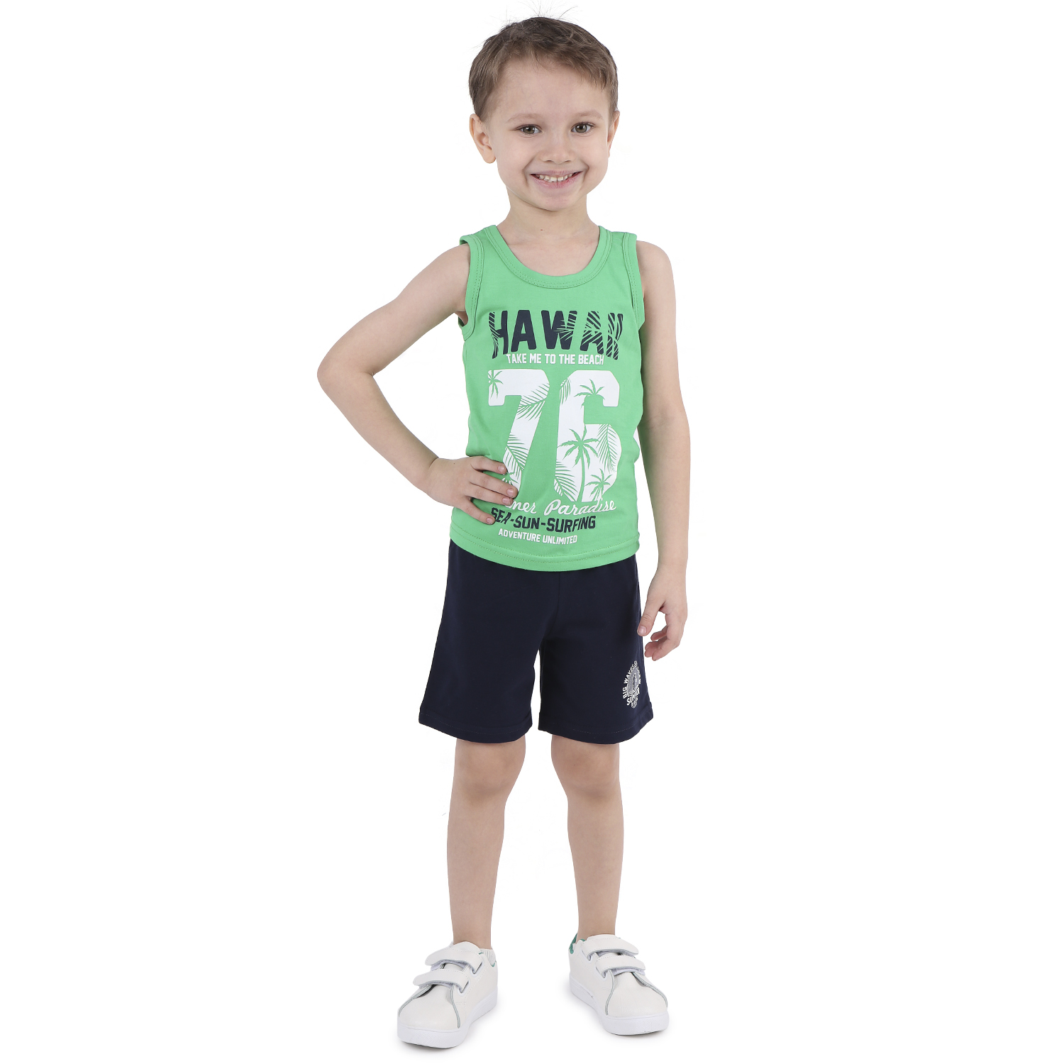 

Майка Leader Kids зеленый ЛКЛ21219091122ку06 р.122, ЛКЛ21219091122ку06