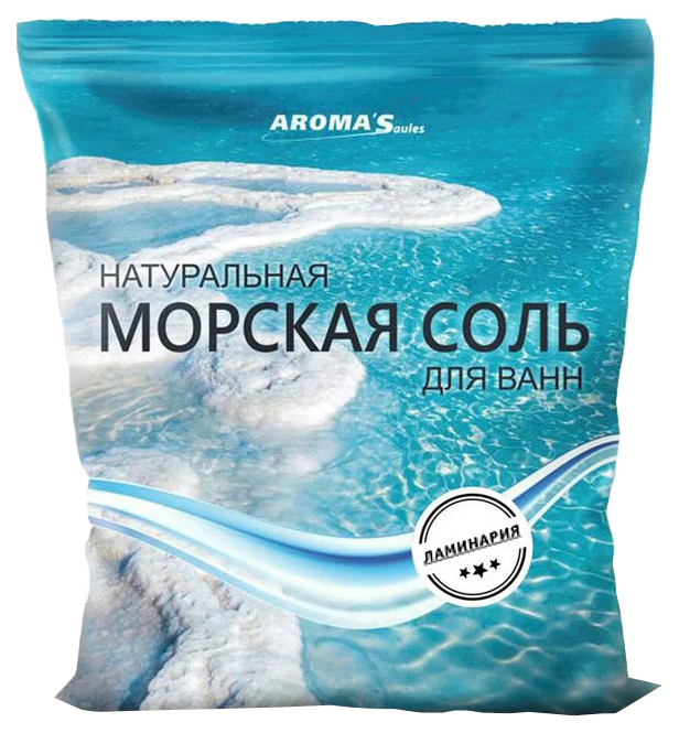 фото Соль морская для ванн saules sapnis с экстрактом ламинарии, 1 кг