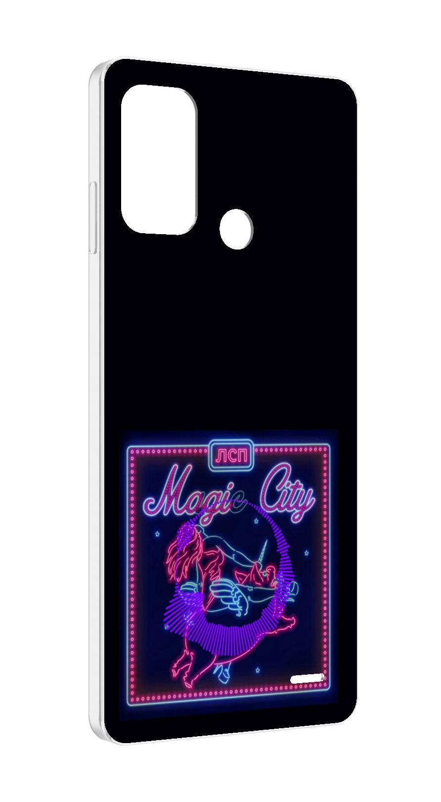 

Чехол MyPads Magic City ЛСП для ZTE Blade A52, Прозрачный, Tocco
