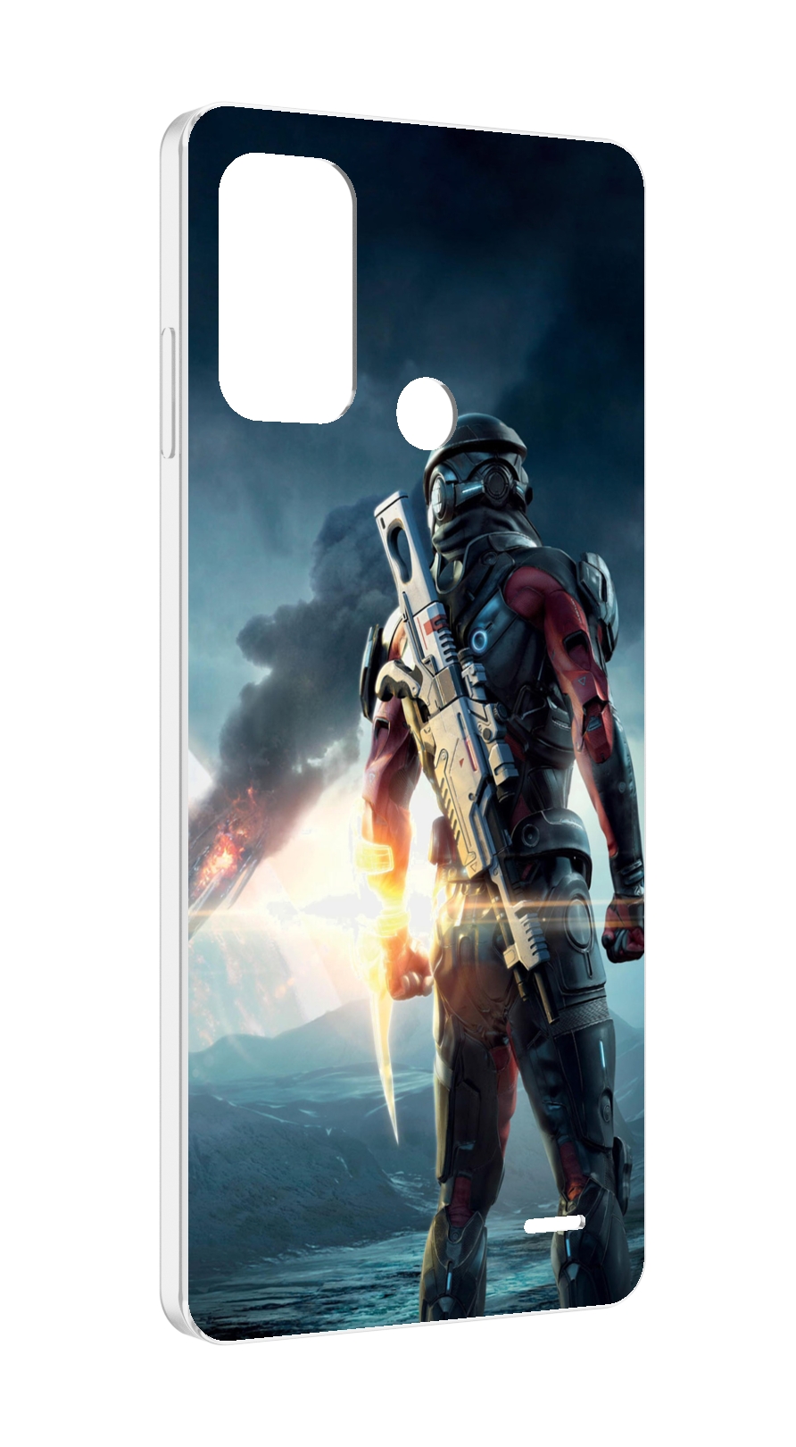 

Чехол MyPads Mass Effect Andromeda Ryder для ZTE Blade A52, Прозрачный, Tocco