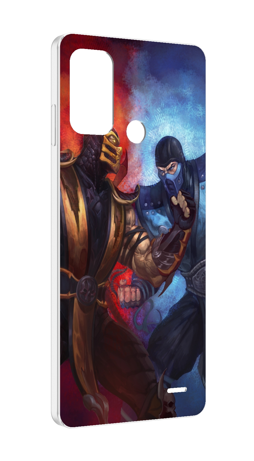 

Чехол MyPads Mortal Kombat art для ZTE Blade A52, Прозрачный, Tocco