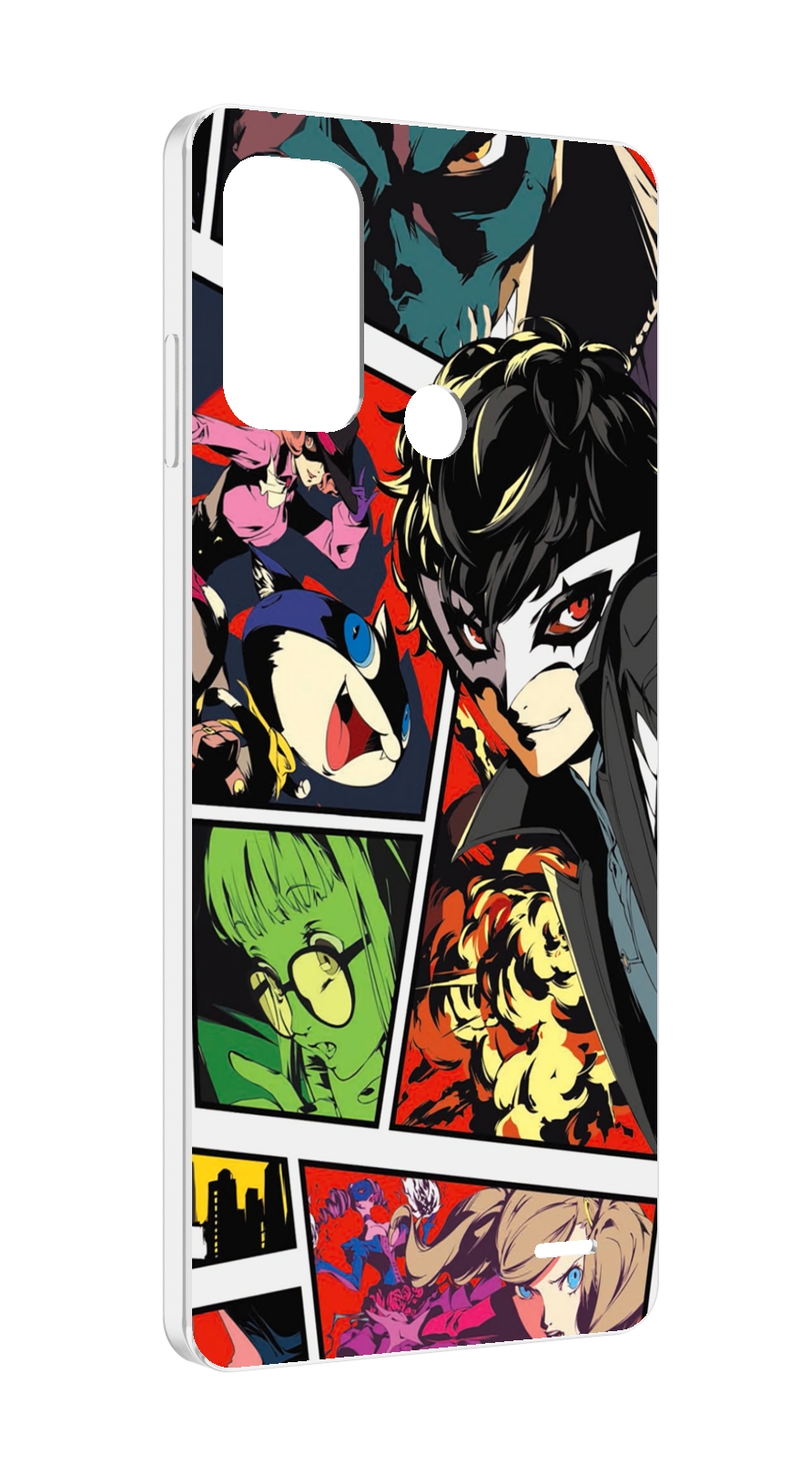 

Чехол MyPads Persona 5 art для ZTE Blade A52, Прозрачный, Tocco