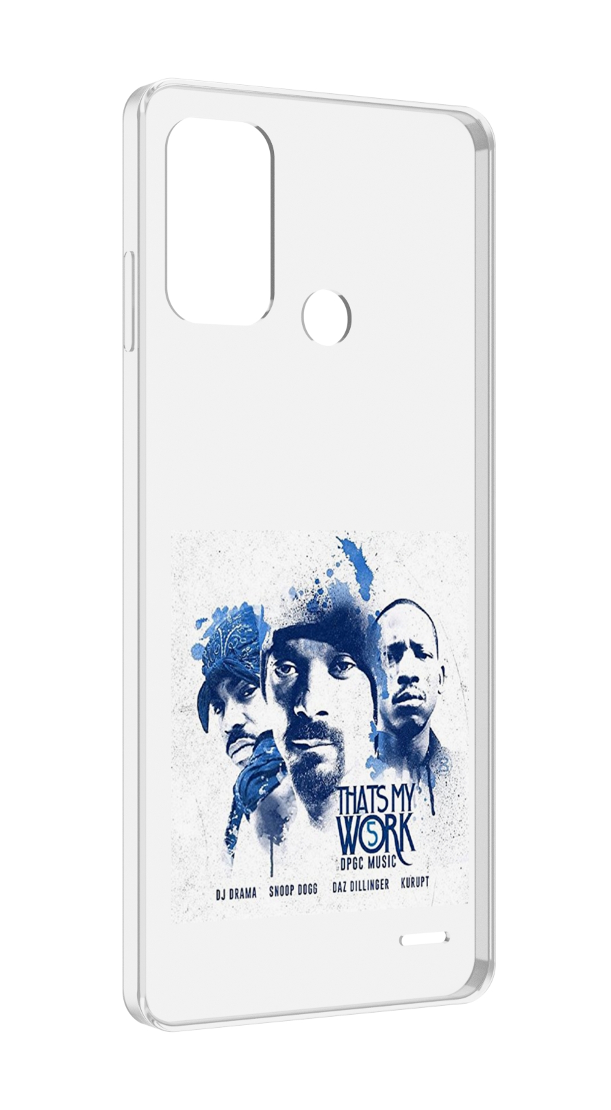 

Чехол MyPads Snoop Dogg THAT’S MY WORK VOL для ZTE Blade A52, Прозрачный, Tocco