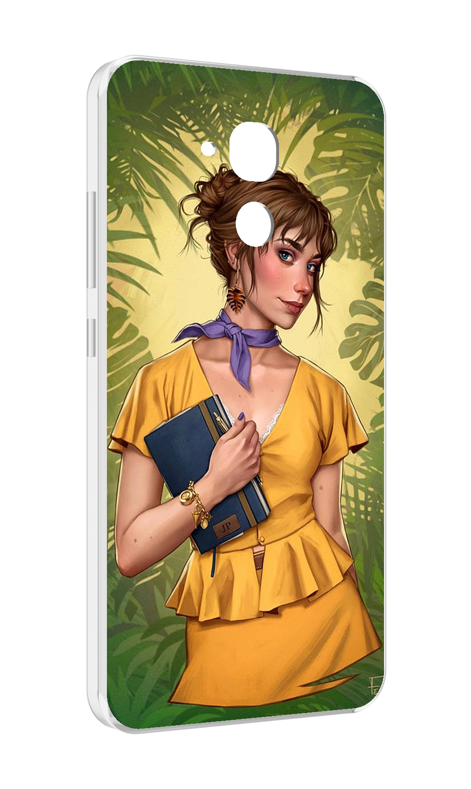 

Чехол MyPads девушка-в-зелени женский для Huawei Honor 5C/7 Lite/GT3 5.2, Прозрачный, Tocco