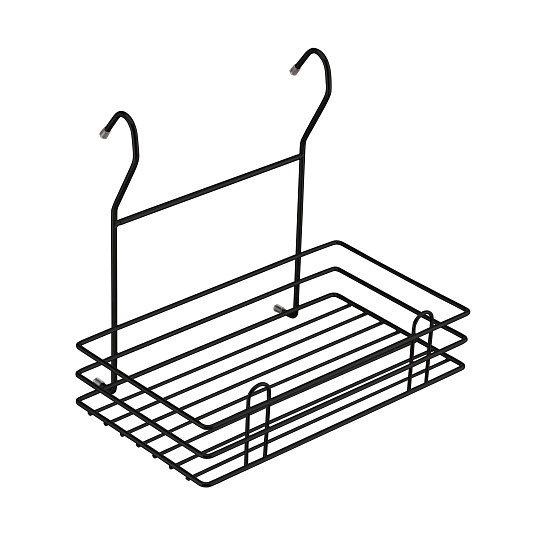 Полка для рейлинга Lemax MX-520 универсальная, черный, 25х19,5 см