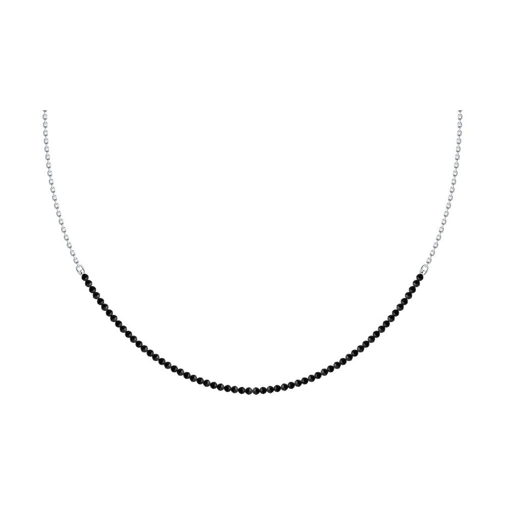 

Колье из серебра 40 см SOKOLOV 83070032, шпинель, 83070032