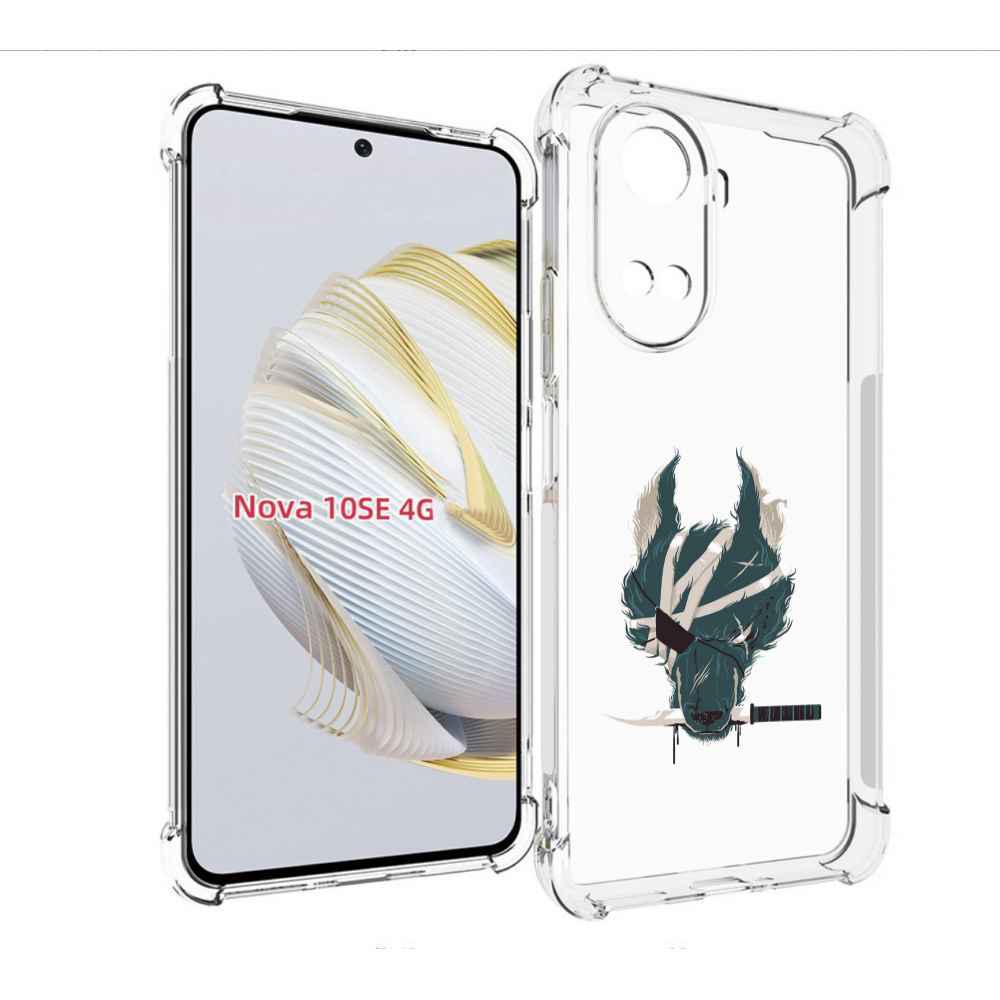 

Чехол MyPads волк-разбойник для Huawei Nova 10 SE, Прозрачный, Tocco