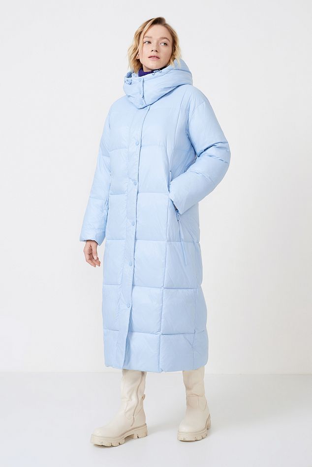 Пальто женское Baon B0723506 голубое L