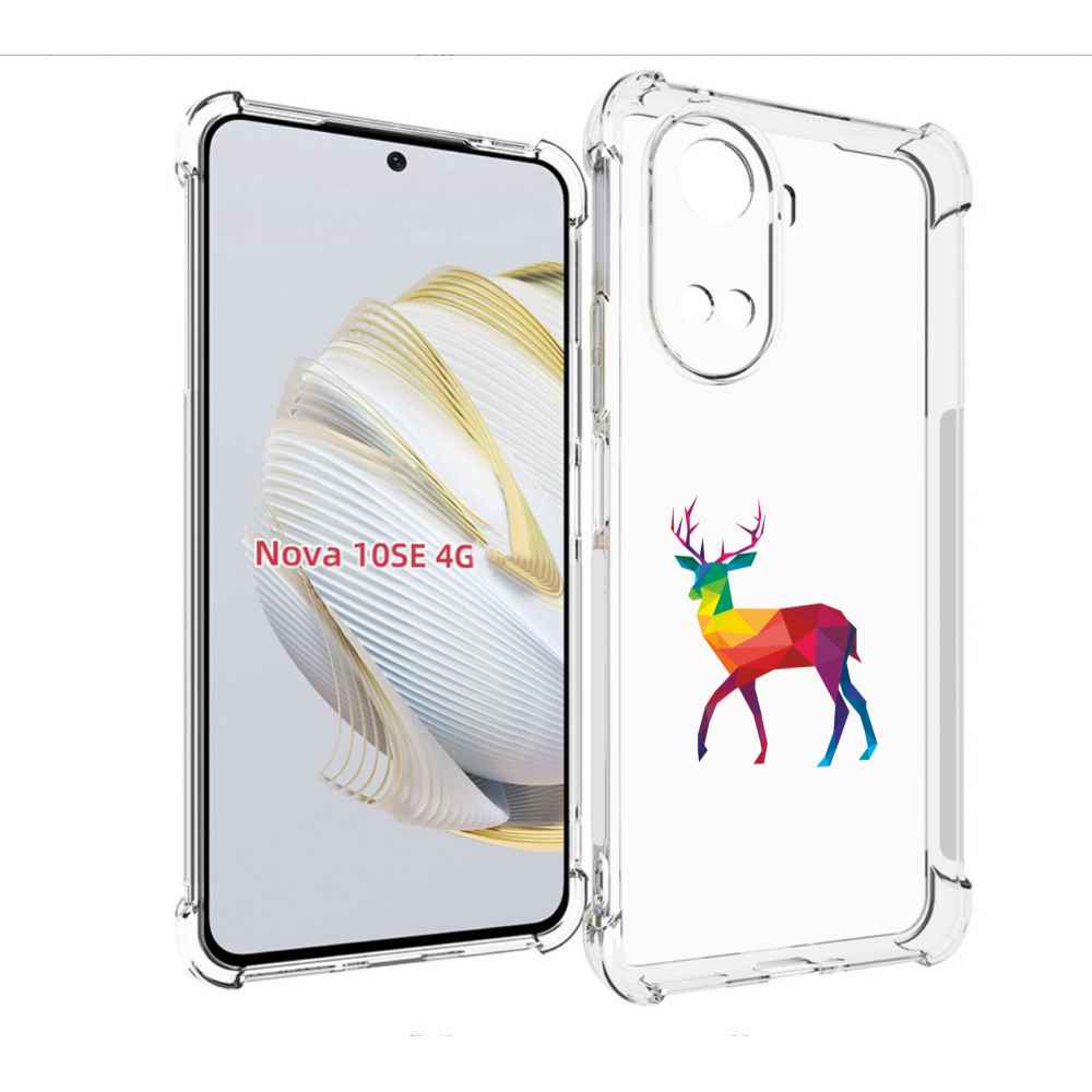 

Чехол MyPads геометрический олень для Huawei Nova 10 SE, Прозрачный, Tocco