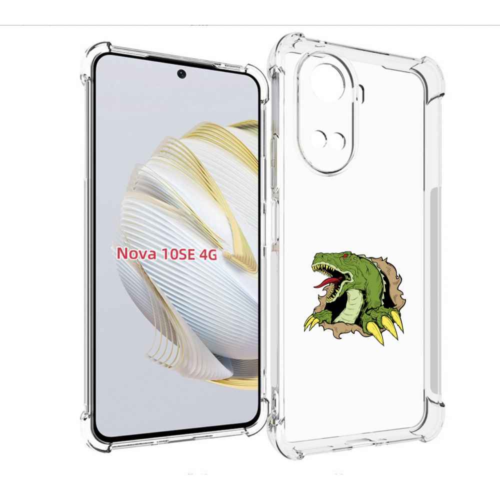

Чехол MyPads годзила для Huawei Nova 10 SE, Прозрачный, Tocco