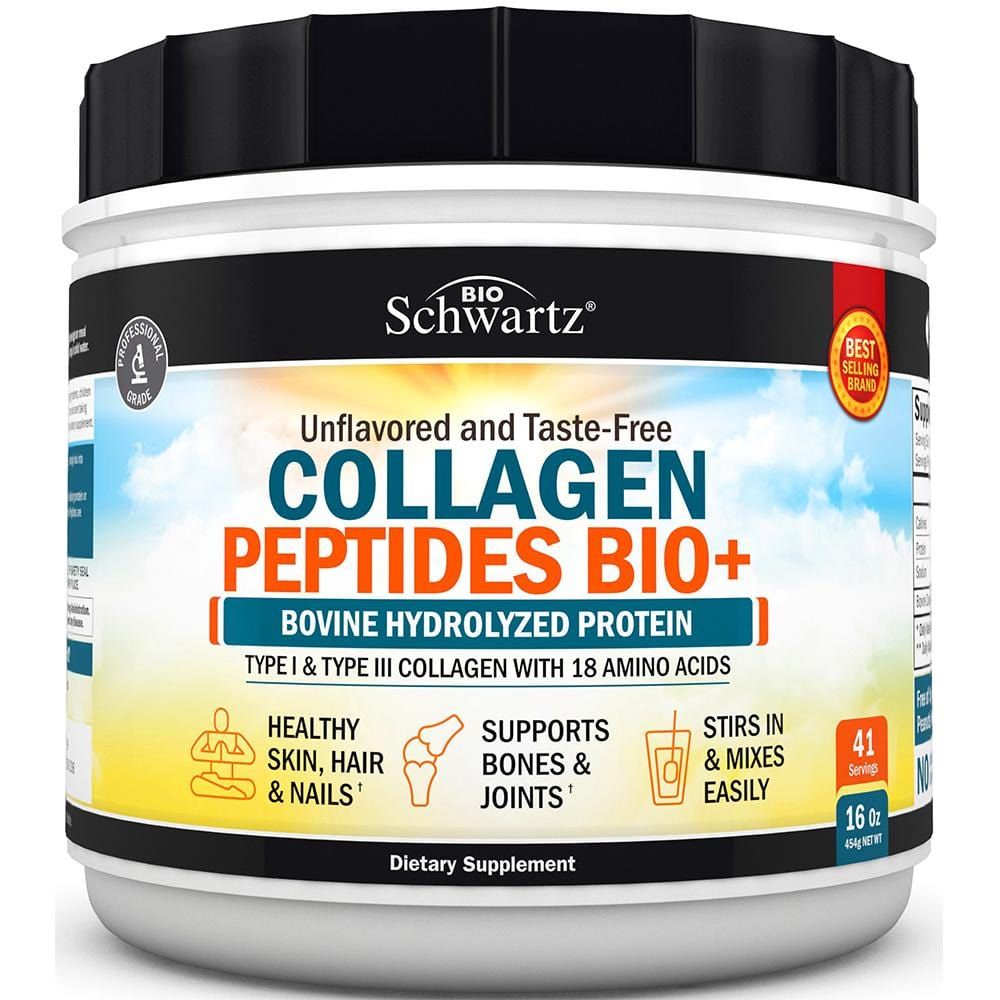 Коллаген BioShwartz Collagen Peptides Bio+, Unflavored, 16 oz, 454г