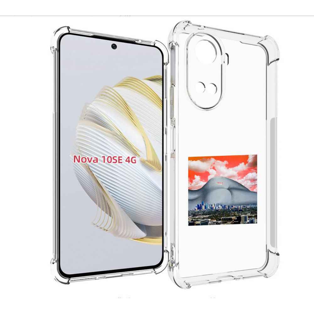 

Чехол MyPads город с девушкой на фоне для Huawei Nova 10 SE, Прозрачный, Tocco