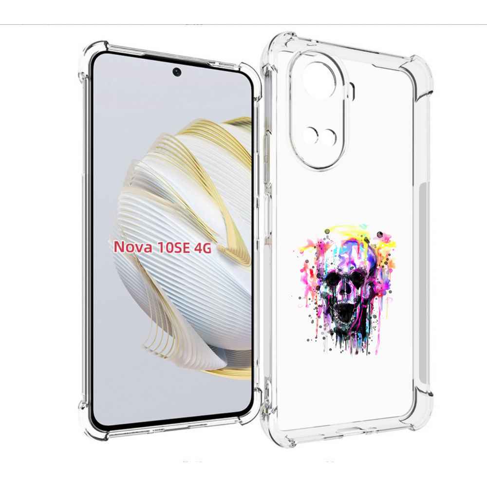 

Чехол MyPads граффити череп для Huawei Nova 10 SE, Прозрачный, Tocco