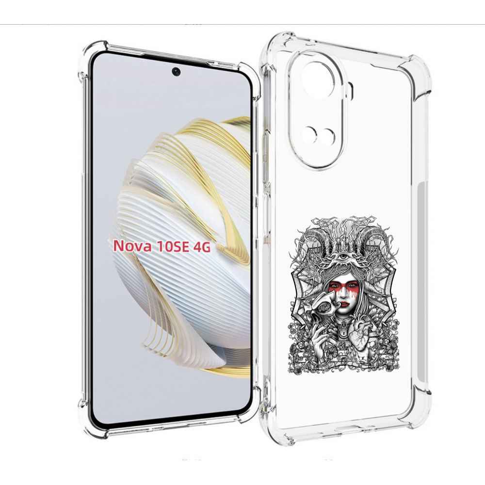 

Чехол MyPads грусная девушка для Huawei Nova 10 SE, Прозрачный, Tocco