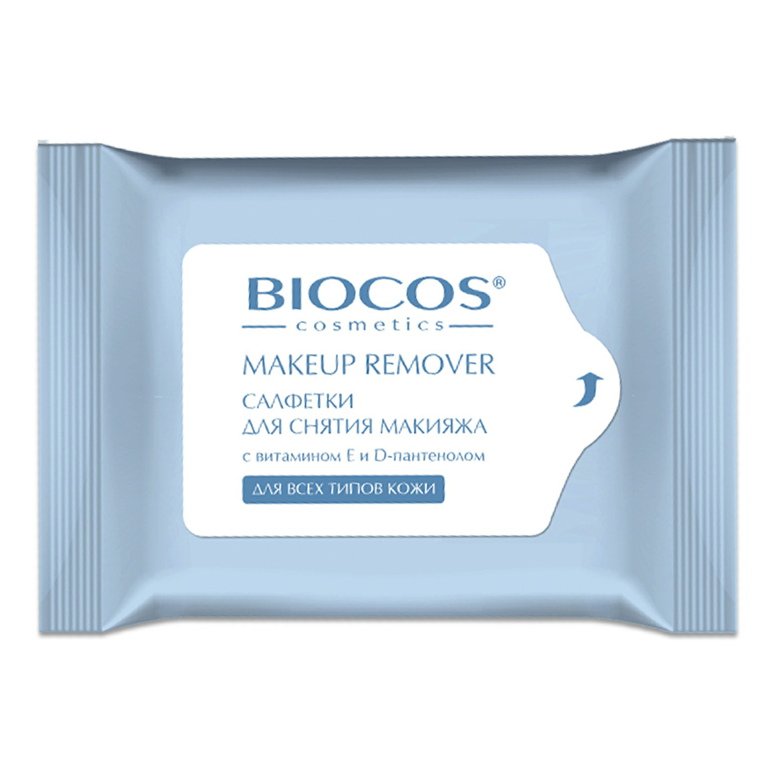 

Салфетки влажные BioCos для снятия макияжа 15 шт