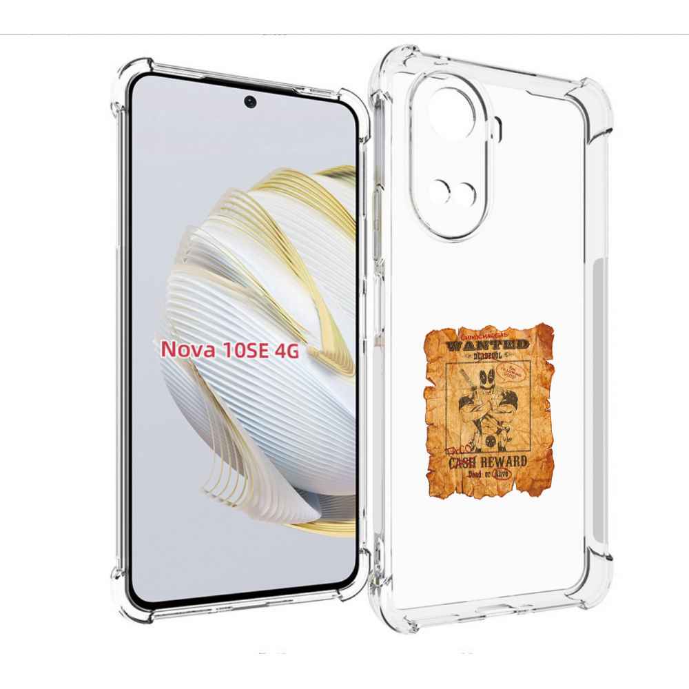 

Чехол MyPads дедпул для Huawei Nova 10 SE, Прозрачный, Tocco