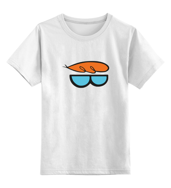 

Футболка детская Printio Декстер цв. белый р. 104, Декстер