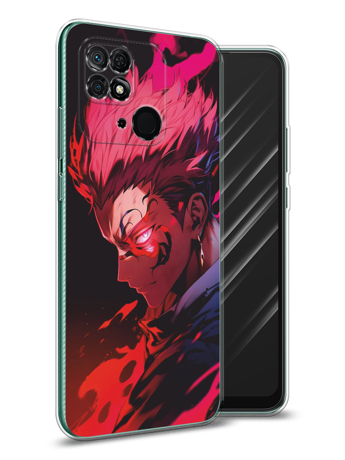 

Чехол Awog на Xiaomi Redmi 10C "Взгляд Сукуны", Розовый;красный;черный, 313450-1