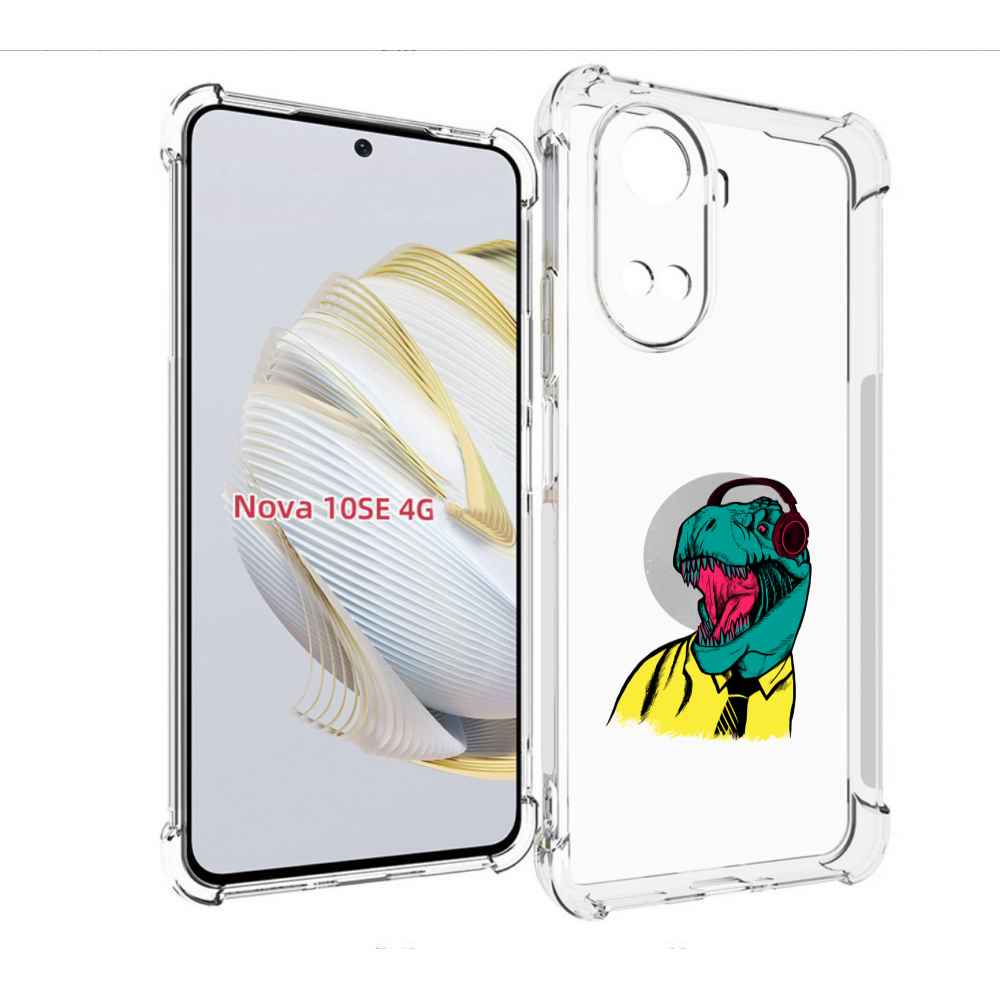 

Чехол MyPads дино для Huawei Nova 10 SE, Прозрачный, Tocco