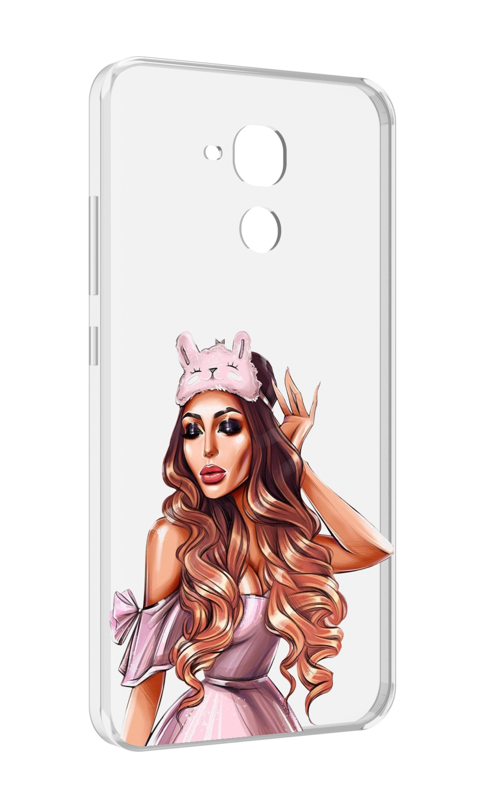 

Чехол MyPads девушка-с-маской-для-сна женский для Huawei Honor 5C/7 Lite/GT3 5.2, Прозрачный, Tocco