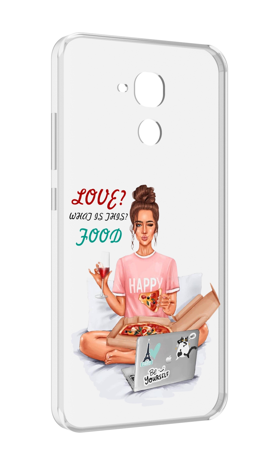 Чехол MyPads девушка-с-ноутбуком женский для Huawei Honor 5C/7 Lite/GT3 5.2