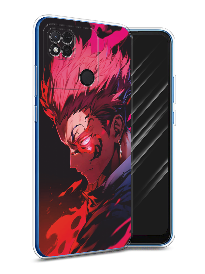 

Чехол Awog на Xiaomi Redmi 10A "Взгляд Сукуны", Розовый;красный;черный, 313950-1