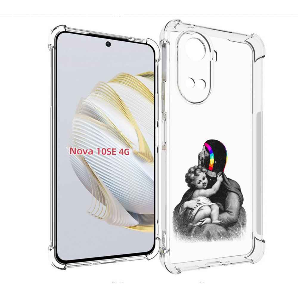 

Чехол MyPads защитник в шлеме для Huawei Nova 10 SE, Прозрачный, Tocco
