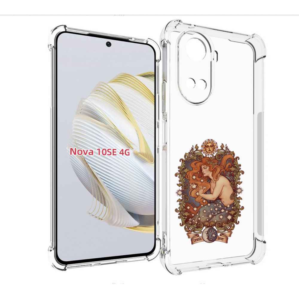 

Чехол MyPads звездная девушка абстракция для Huawei Nova 10 SE, Прозрачный, Tocco