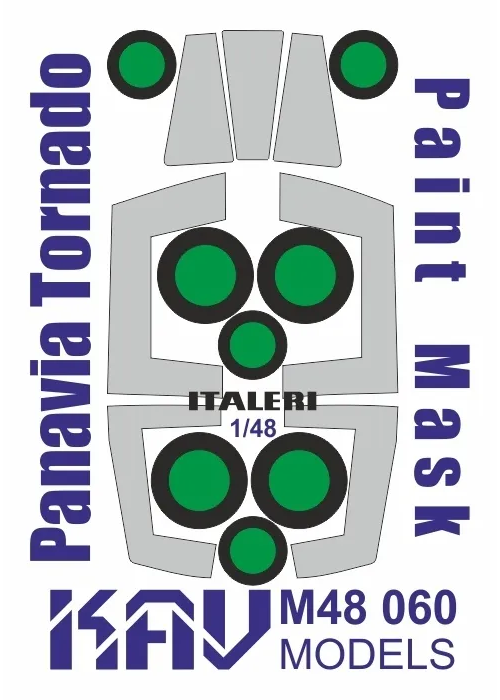 

Окрасочная маскаKAV Models 1/48 на Panavia Tornado Italeri M48 060