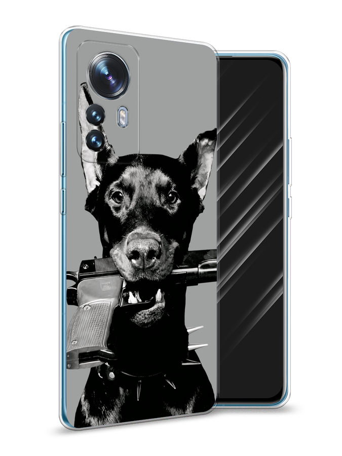 

Чехол Awog на Xiaomi 12 Pro "Доберман", Серый, 314450-1