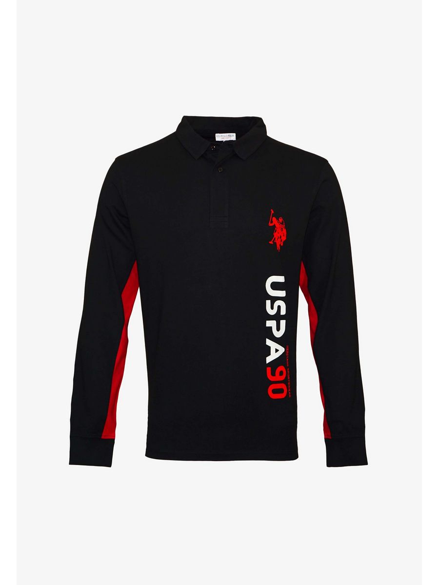 

Лонгслив мужской U.S. POLO Assn. US222P044 черный M, US222P044