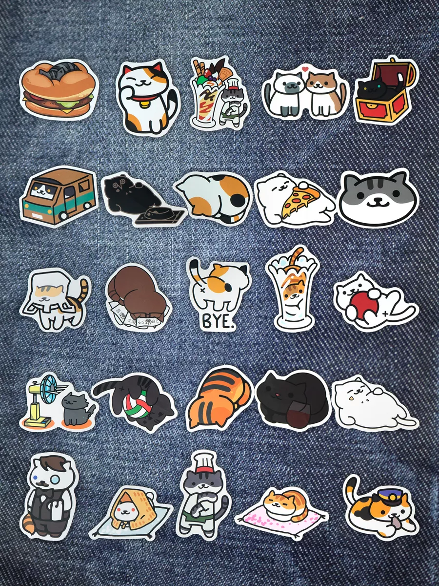

Наклейки ShemKup Котики shemk1-nak141, 50 шт, Котики