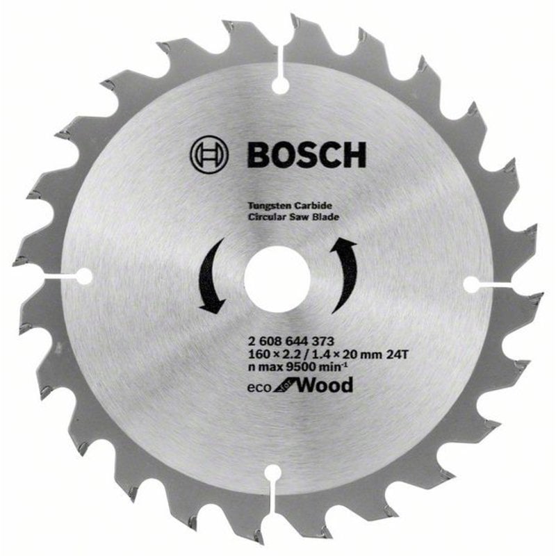 Пильный диск ECO WO 160x20/16-24T 2608644373 Bosch