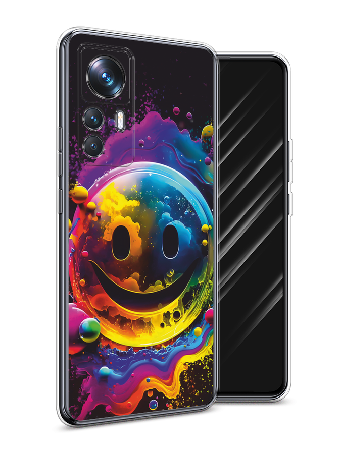 

Чехол Awog на Xiaomi 12T Pro "Кислотный смайл", Фиолетовый;желтый;синий, 315750-1