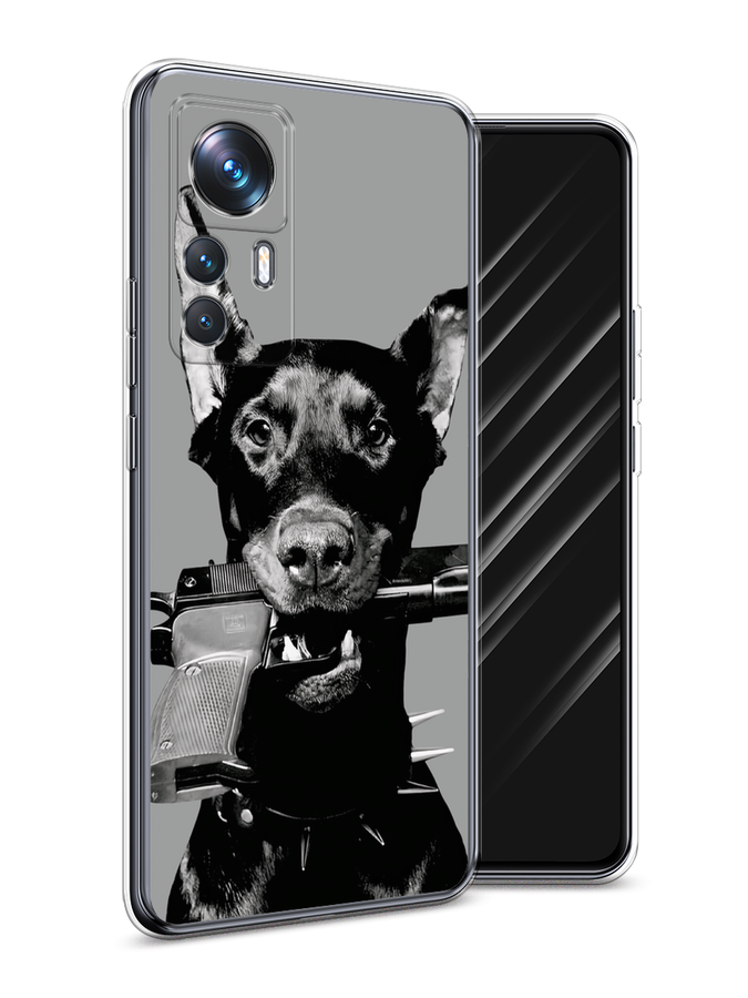 

Чехол Awog на Xiaomi 12T Pro "Доберман", Серый, 315750-1