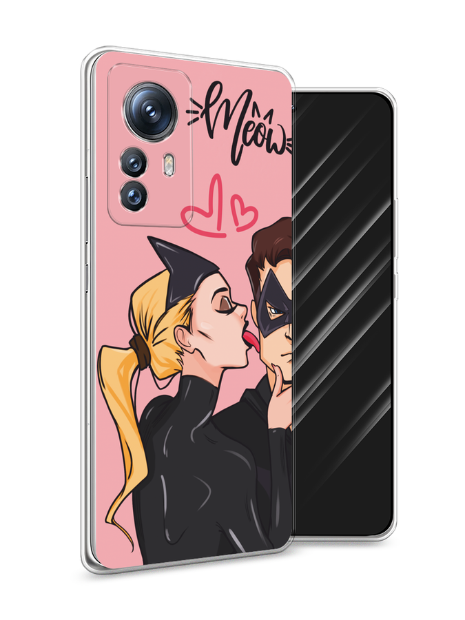 

Чехол Awog на Xiaomi 12S Pro "Kiss of Cat Woman", Розовый;черный;бежевый, 316150-1