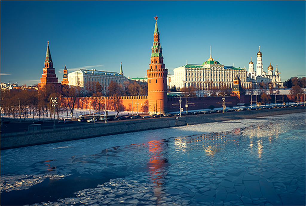

Картина на холсте с подрамником ХитАрт Весенняя Москва 60x40 см, 2239