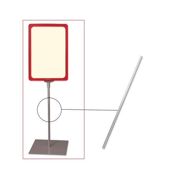 Трубка для сборки напольной стойки под рамку POS, высота 800 мм, диаметр 9 мм, 290267 100044445253