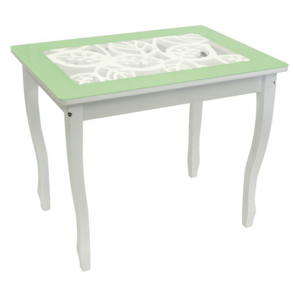 фото Обеденный стол мебель из стекла стиль 2 mini зеленый