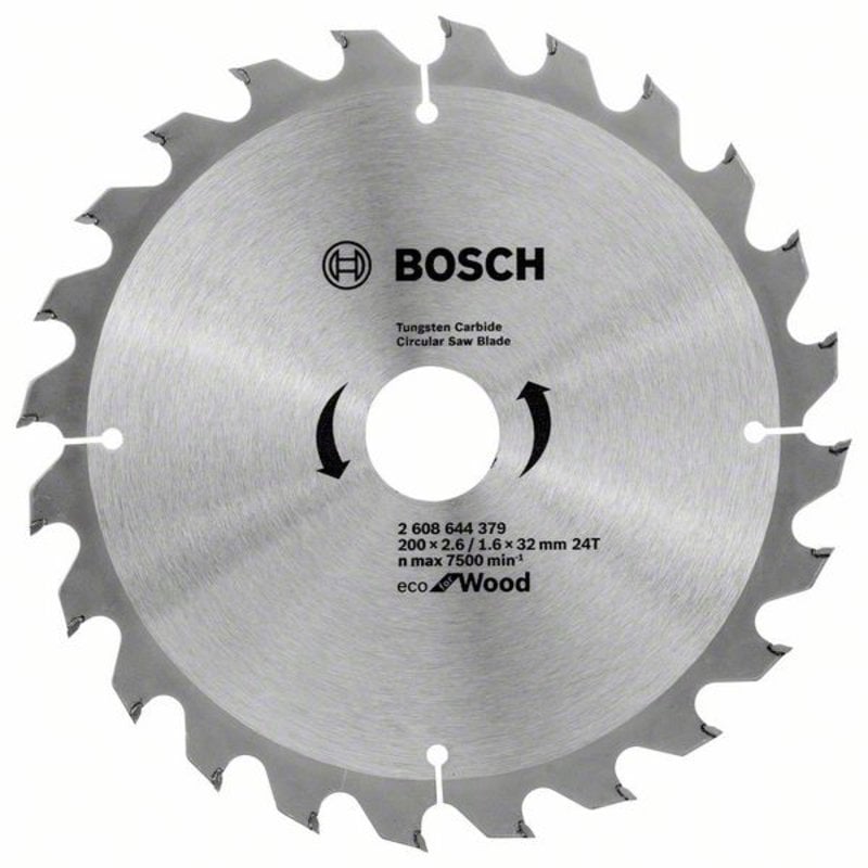 фото Пильный диск eco wo 200x32-24t 2608644379 bosch